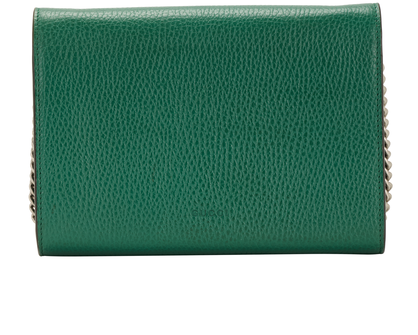 Dionysus Wallet On Chain, &pound;750, Handbags, Green, Leather, Back view
